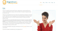 Desktop Screenshot of gingerjohnson.com